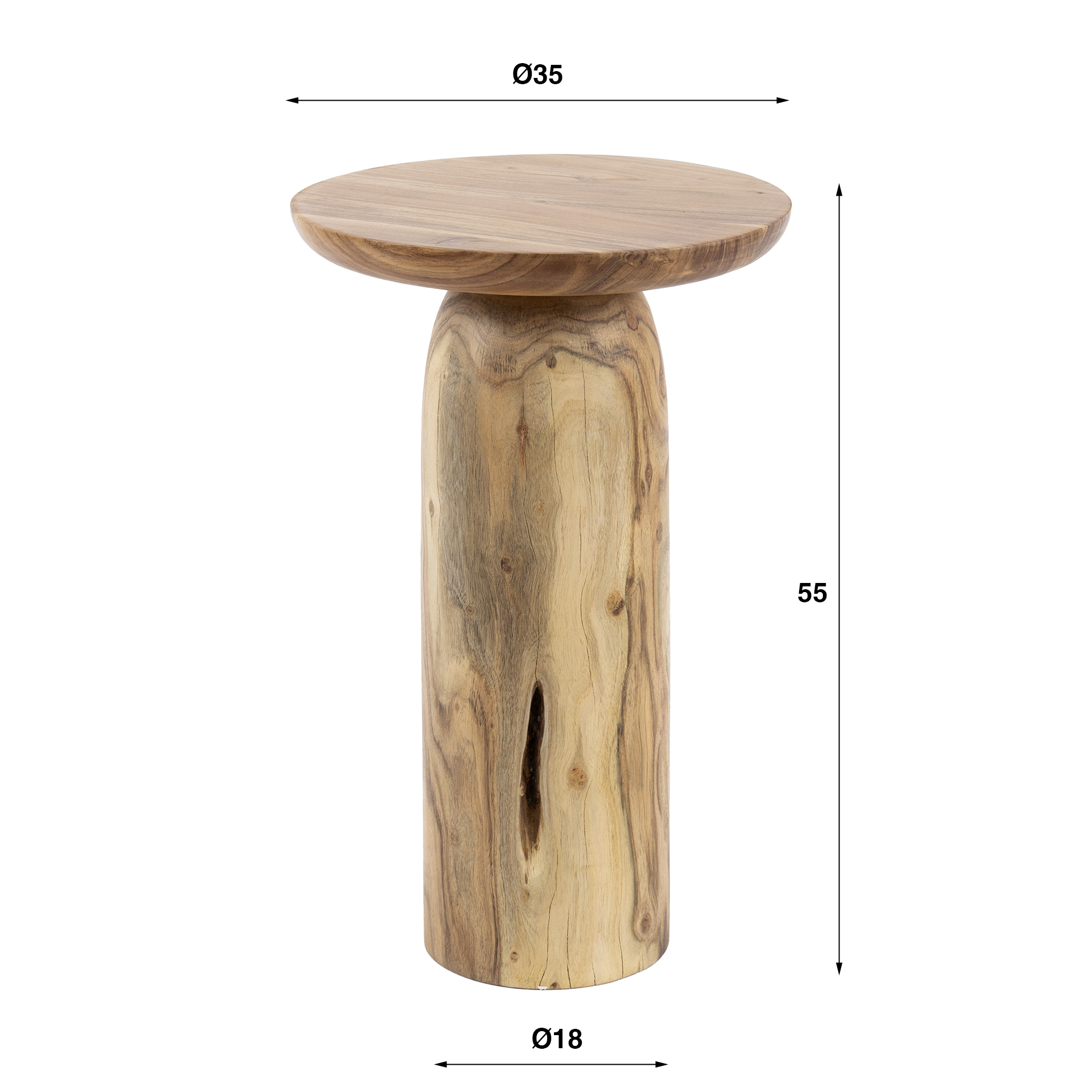 Bijzettafel XL River Solid